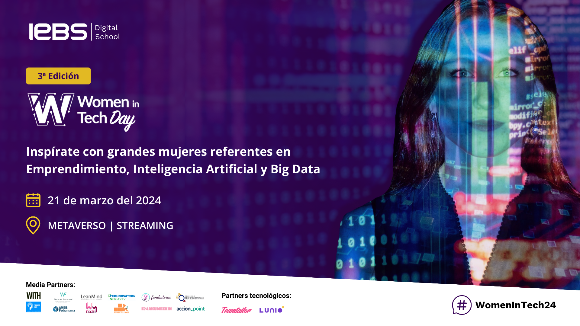 Women in Tech Day, llega el 21 de marzo